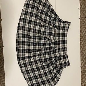 SHEIN plaid loose skirt